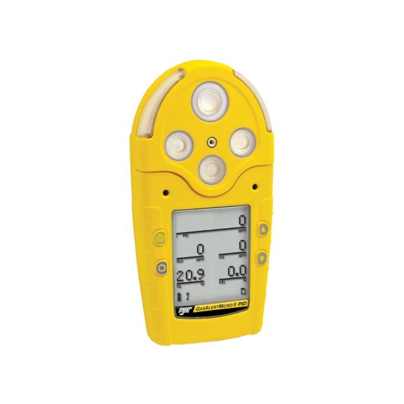 GasAlertMicroClip X3 4-Gas Detector Yellow