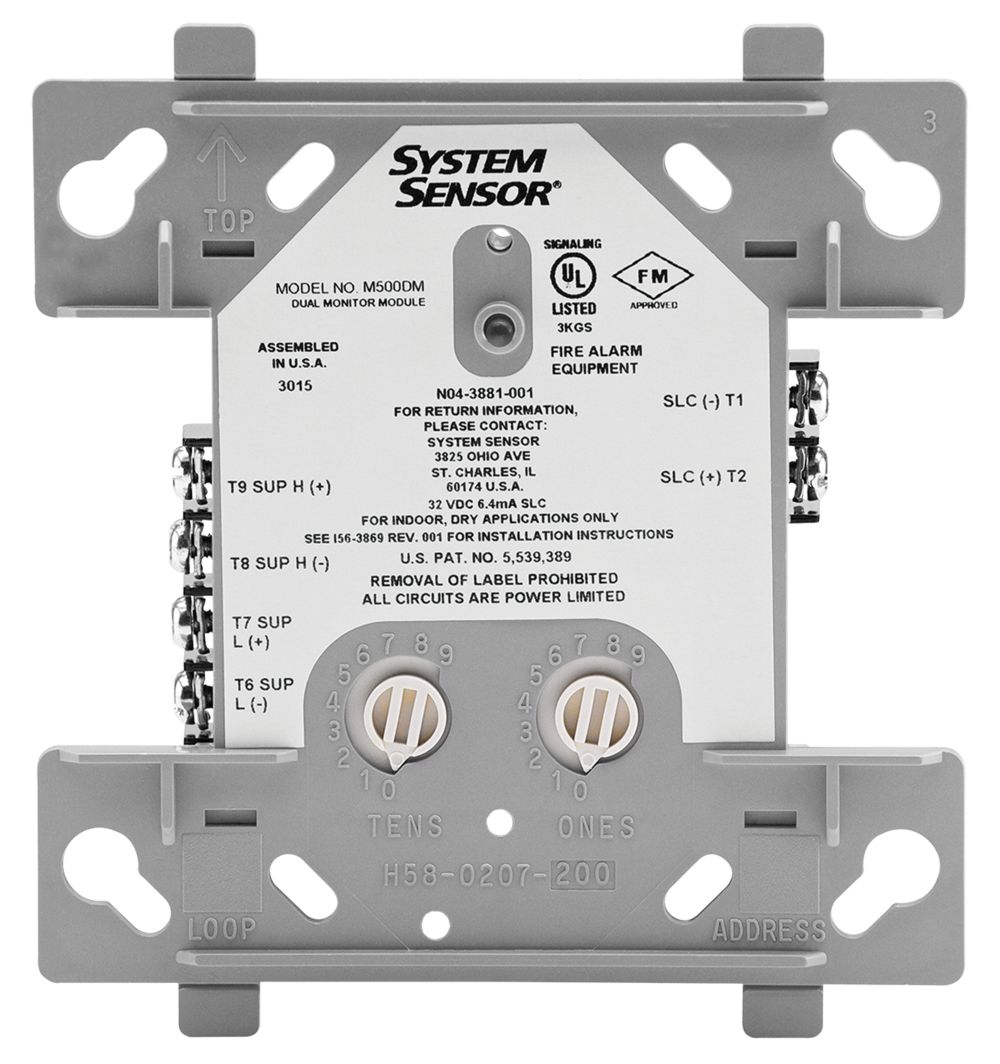 Notifier Input Monitoring Module ,NMM-100, NMM-100P, New Zealand-100,  NDM-100