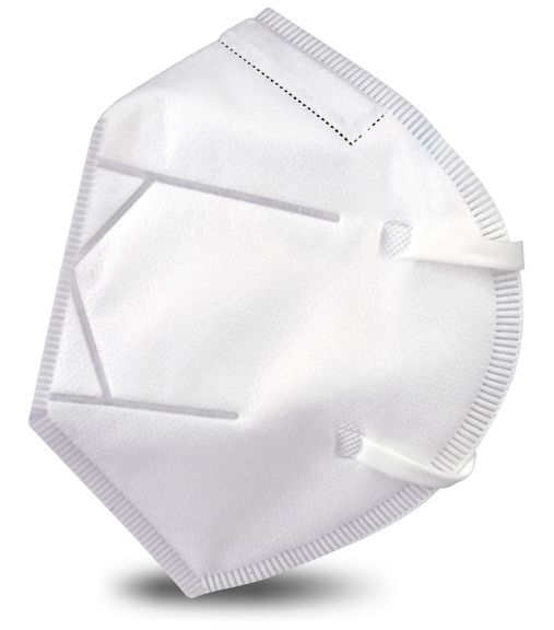 DF300 N95 Flatfold Disposable Respirator left