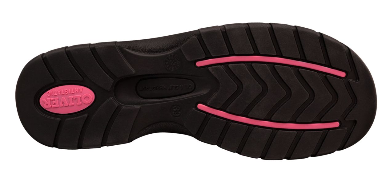 49430 BLACK SLIP ON LADIES SHOE