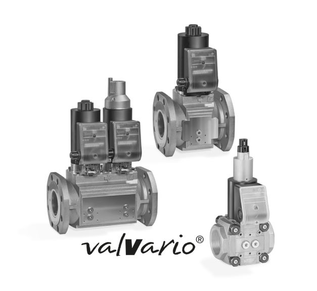 Solenoid valves for gas