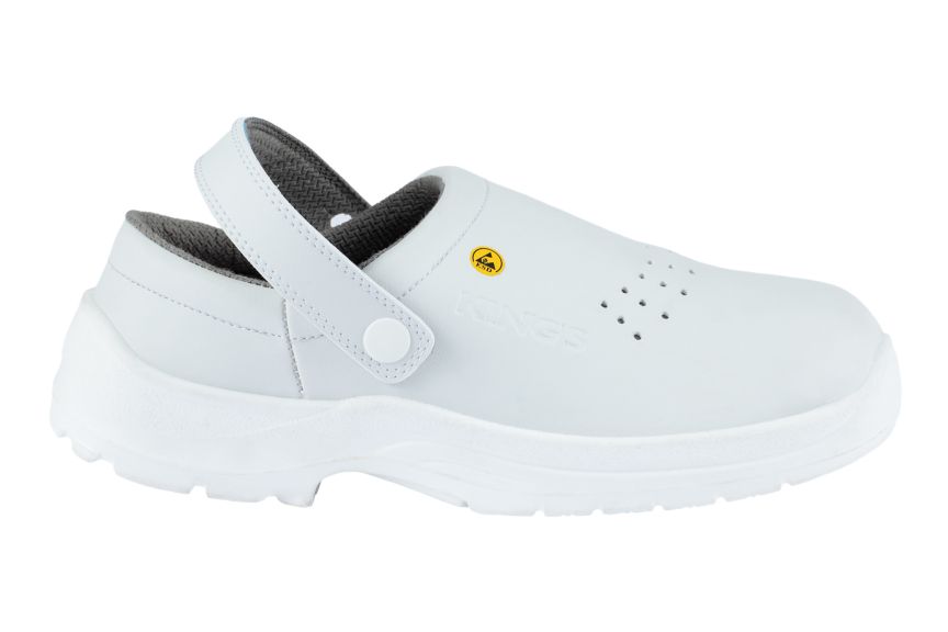 Kings White KRS201EZ SAFETY CLOG-main