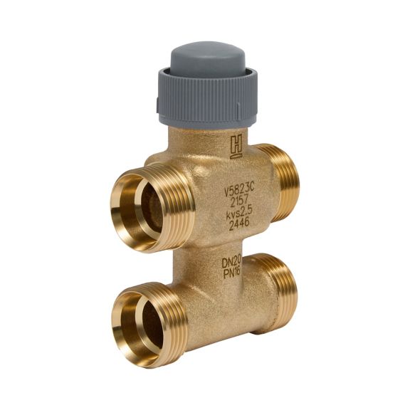 3-WAY VALVES+BYP PN16 DN20 KVS 2,5