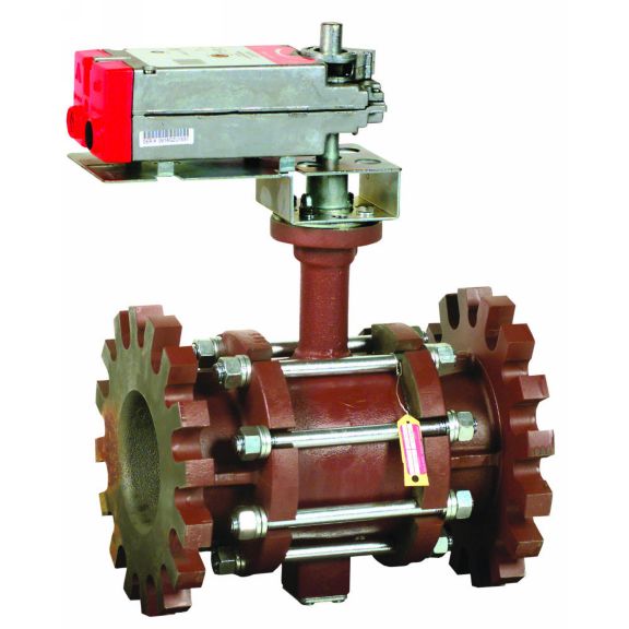 Control Ball Valves with Flanged Connection