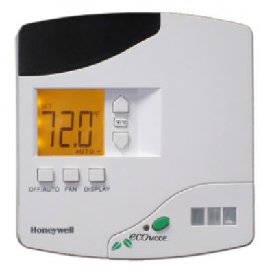 Termostato Digital, No Programable, Redondo, 1 Frío (1 Calor Convencional  con Heat Pumps