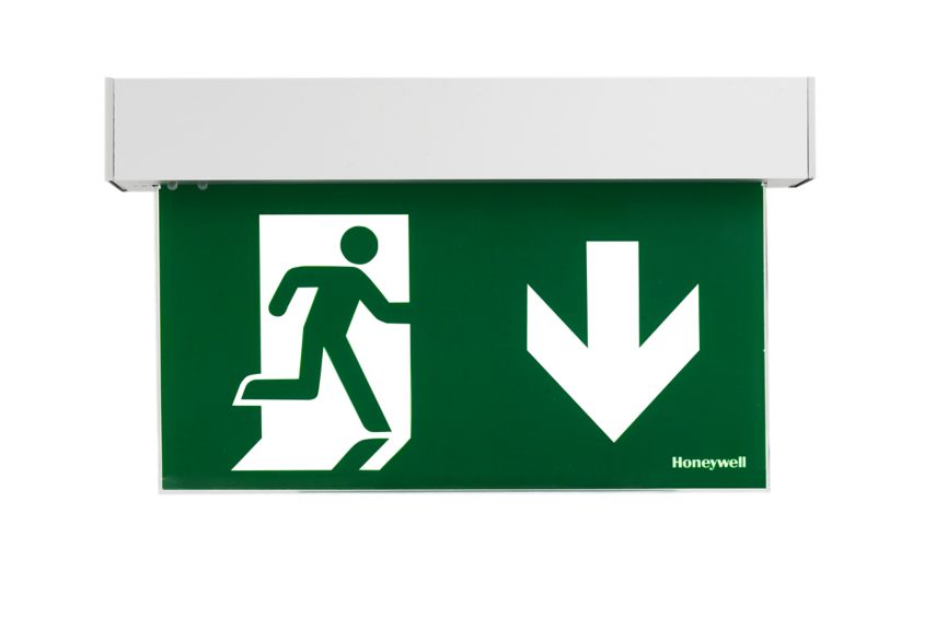 Exit sign luminaires