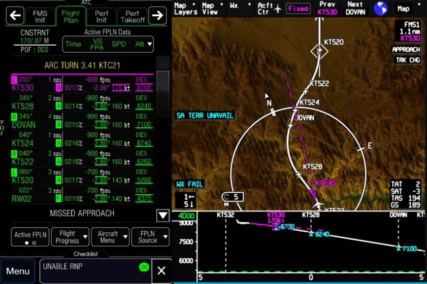 Airbus Pegasus II FMS screen1