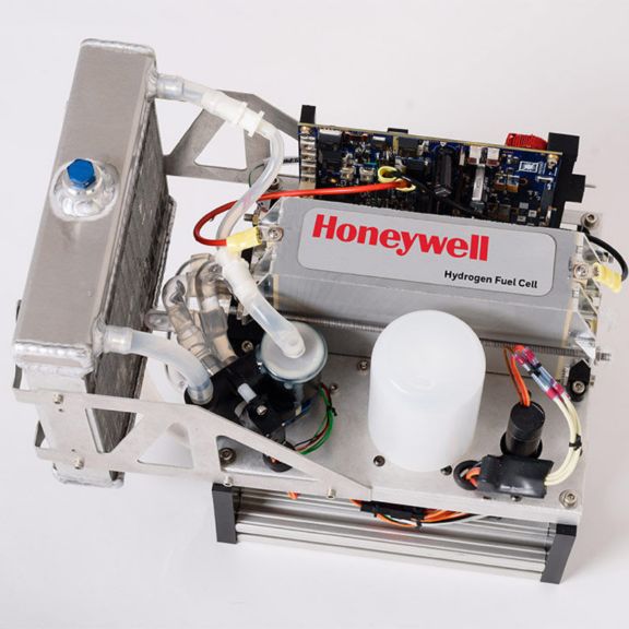 Small, light, electrochemical device used to provide fuel power to motors