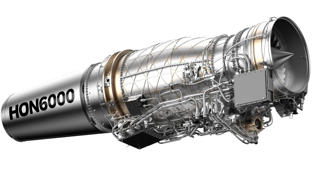 3d CAD model of the HON 6000 Turbofan Engine