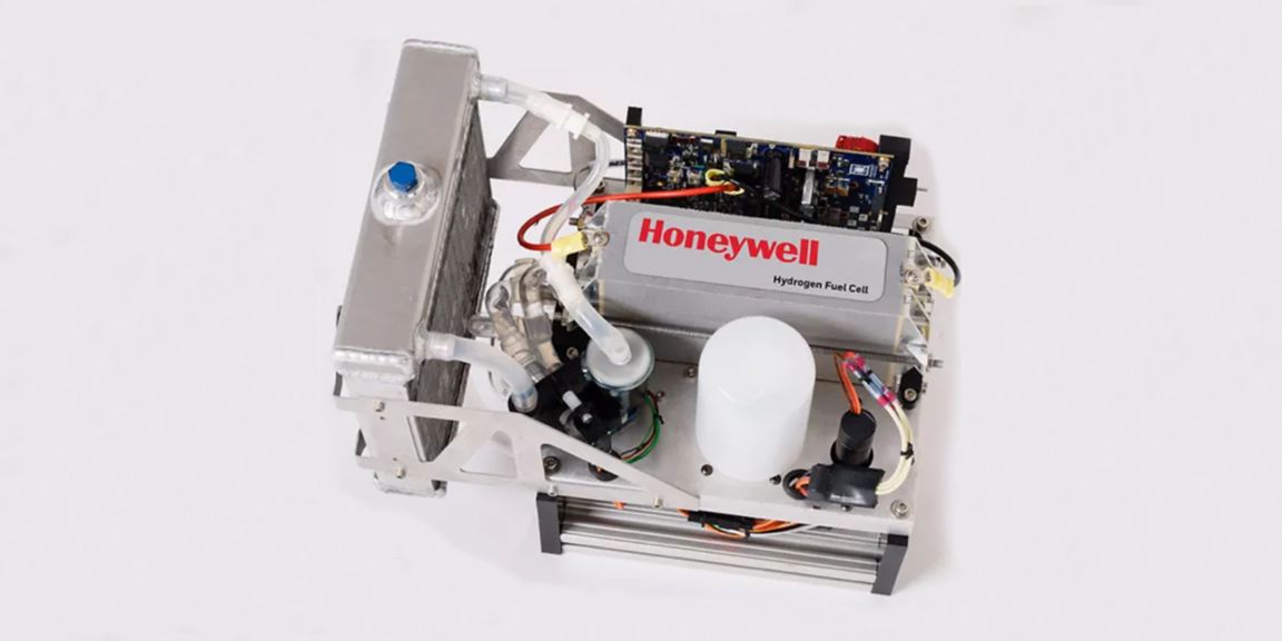 Upper view of Honeywell Hydrogen Fuel Cell