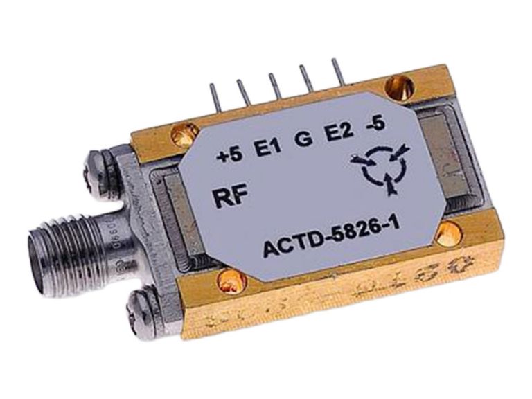 Tunnel Diode, yellow / steel color.