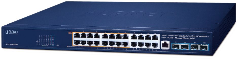 PLANET CS MG L2/L4 16 + 4-PORT POE++