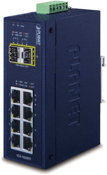 PLANET ES UMG IP30 8 + 2-PORT