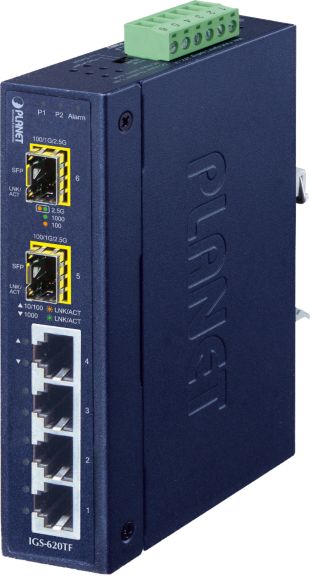 PLANET MC UMG IP30 4 + 2-PORT