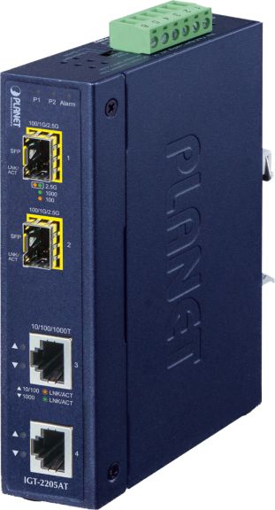 PLANET MC UMG IP30 2 + 2-PORT