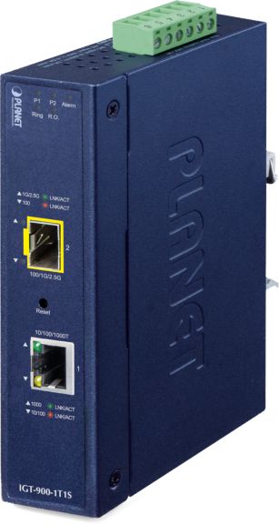 PLANET MC MG L3 IP30 1 + 1-PORT