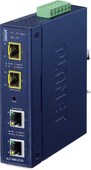 PLANET MC MG L3 IP30 2 + 2-PORT
