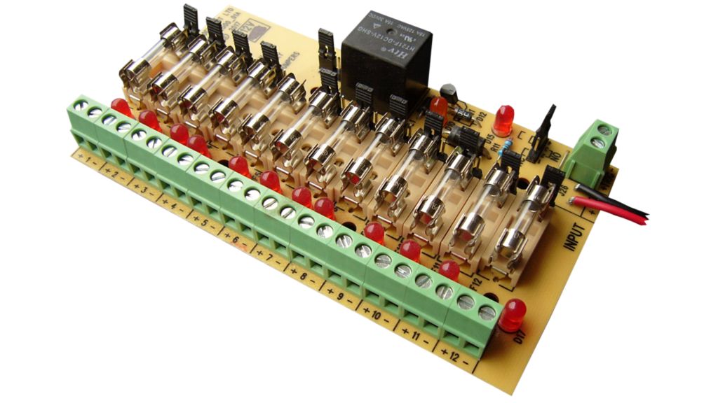 LS2 XA - 12-WAY FUSED FOM LED 12V RLY