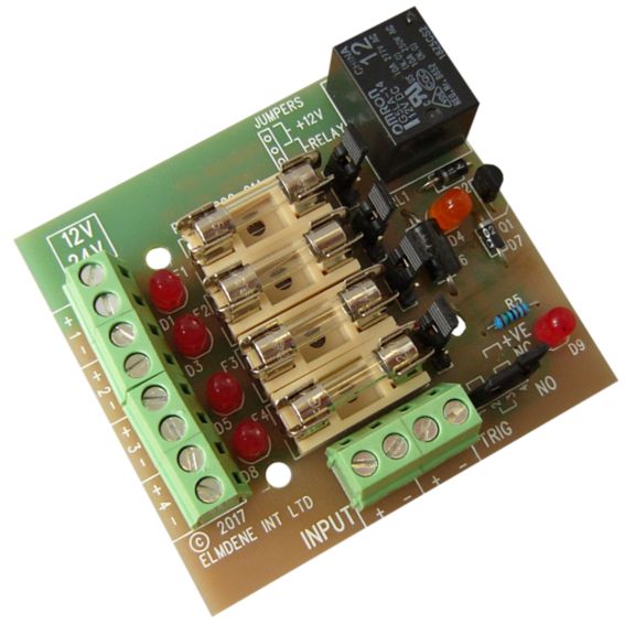 LS2 XA - 4-WAY FUSED FOM LED 12V RLY