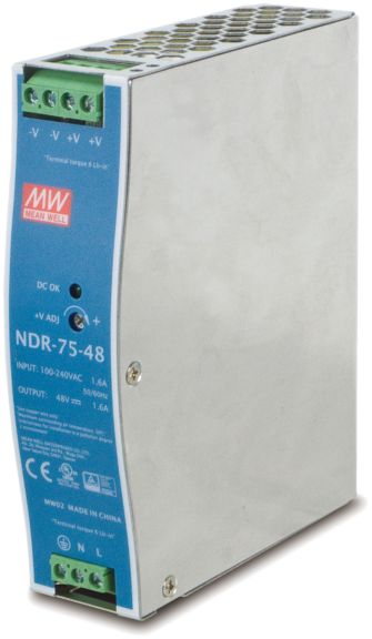 PLANET PSU 48V 75W DIN-RAIL IND