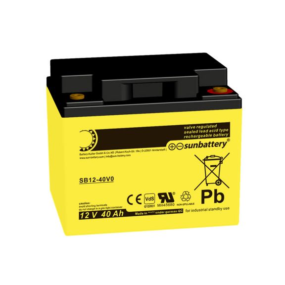 SUN BATTERY - 12VDC - 40AH - LEAD-ACID