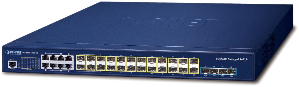 PLANET SES MG L3 16 + 4-PORT