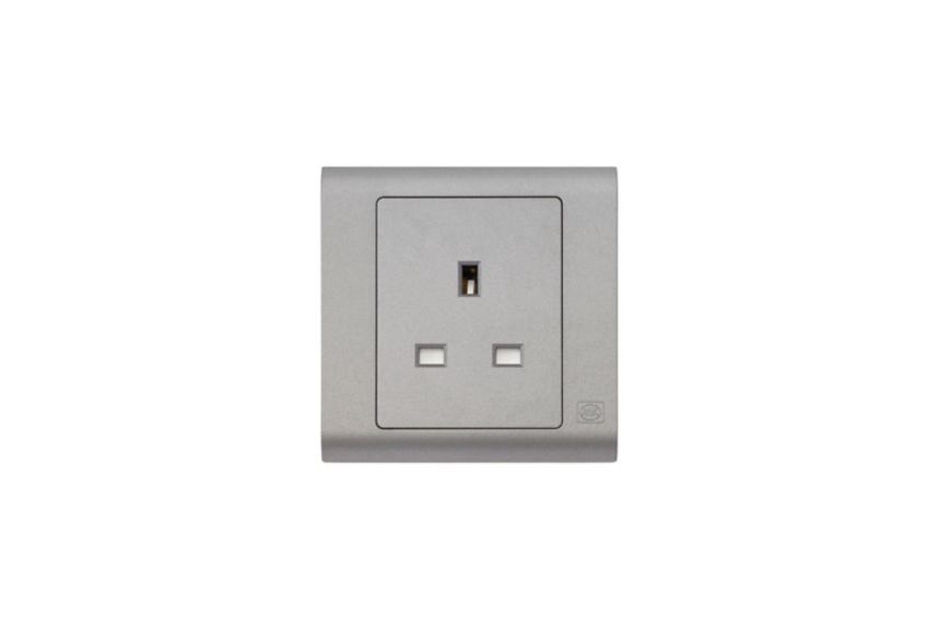 MV780CHA, 1G Unswitched Socket, Charcoal