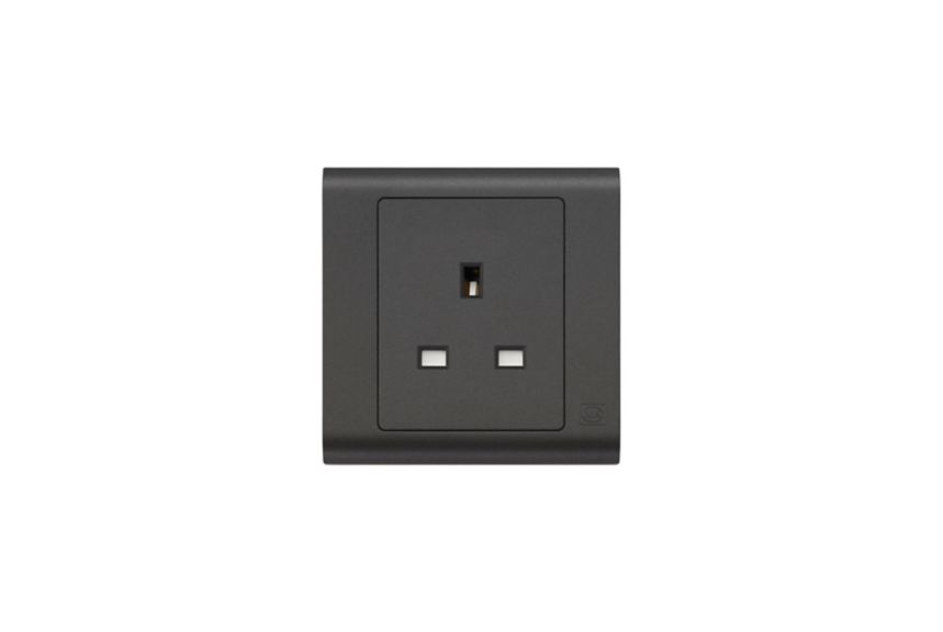 MV780MBK, 1G unswitched socket, matt black