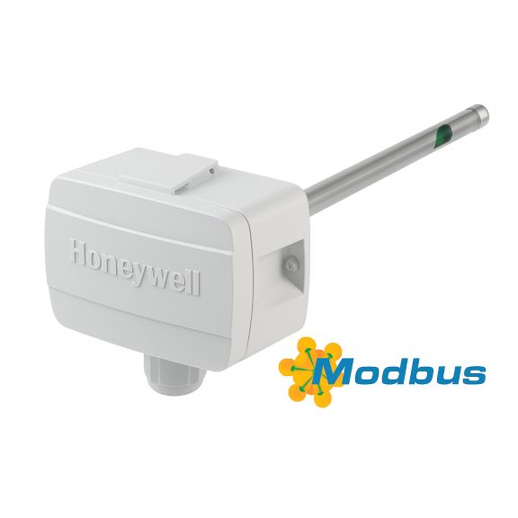 AQS-DMx Series Air Quality Modbus Sensor for Air Duct , right facing