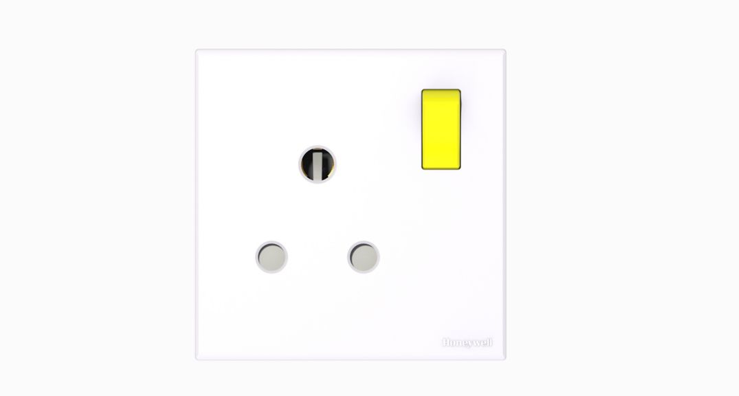 15A 1G SP SWITCH SOCKET - YELLOW
