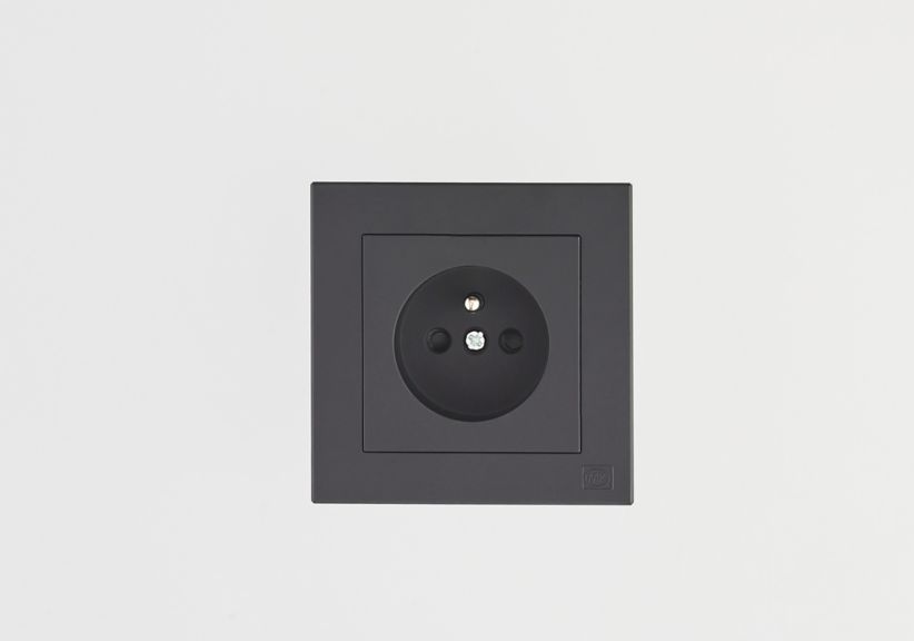 1G 16A French Socket (pin earth)