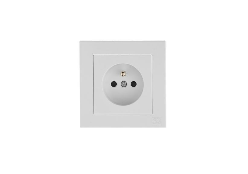 1G 16A French Socket (pin earth)