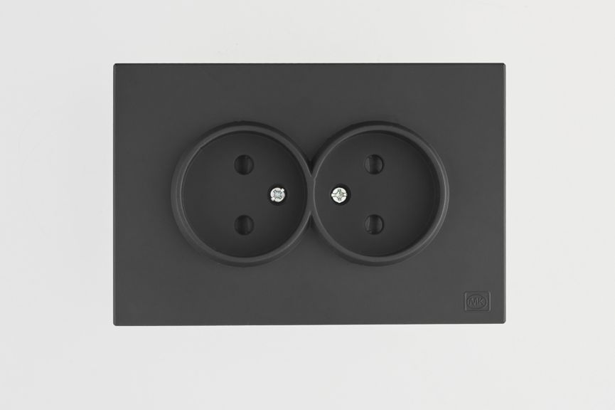 16A Double French Socket (2P)