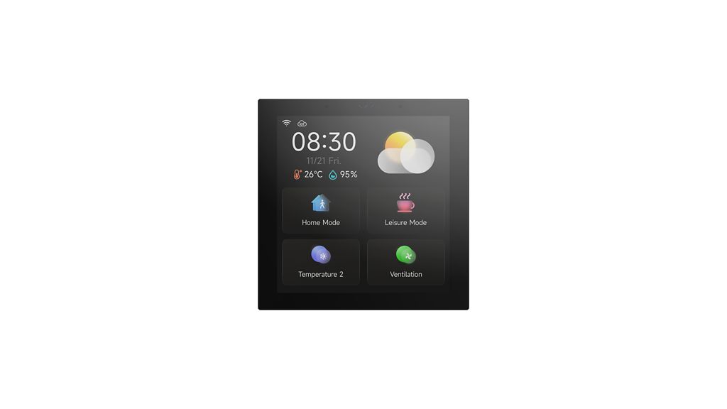 KNX 4 Inch Touch Screen With WiFi,Black