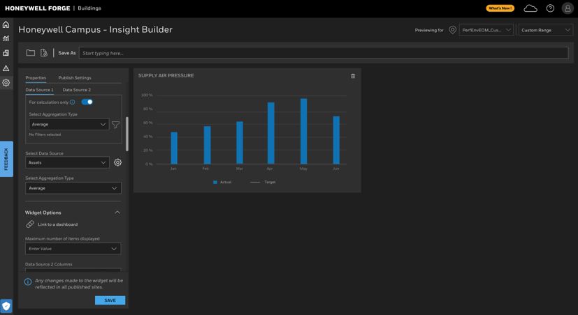 Insight Builder Screen