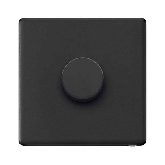 K24523MBK Aspect Matt Black LED Dimmer Front