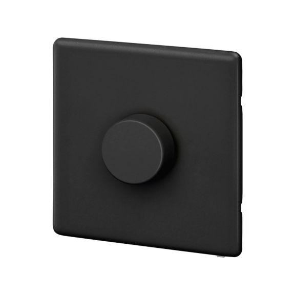 K24523MBK Aspect Matt Black LED Dimmer Left