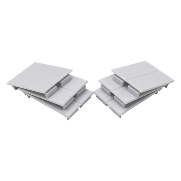 MK5545SWHI COVER MOUNTED BLANK (BOX OF 25), front
