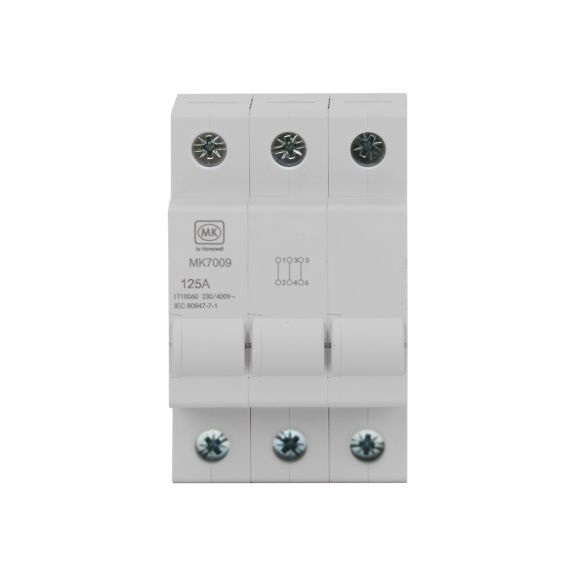 MK7009 CONNECTORS 125A  3 POLE, front