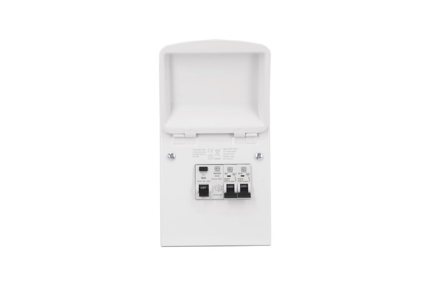 MK9550SMET 4 WAY MCU + 80A RCD & 2 X MCB, front
