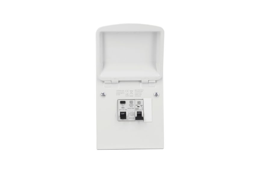 MK9551SMET 4 WAY MCU WITH 80A RCD & 50A MCB, front