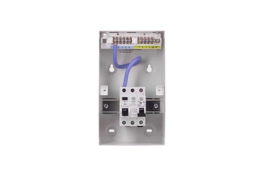 MK9551SMET 4 WAY MCU WITH 80A RCD & 50A MCB, front