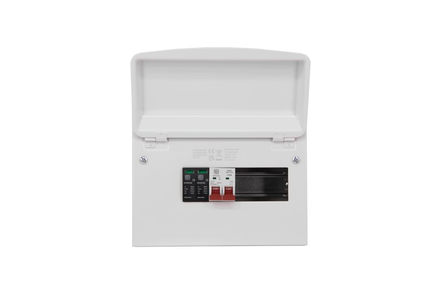 MKS5708SMET 8 WAY MCU WITH 100A SWITCH & SURGE, front