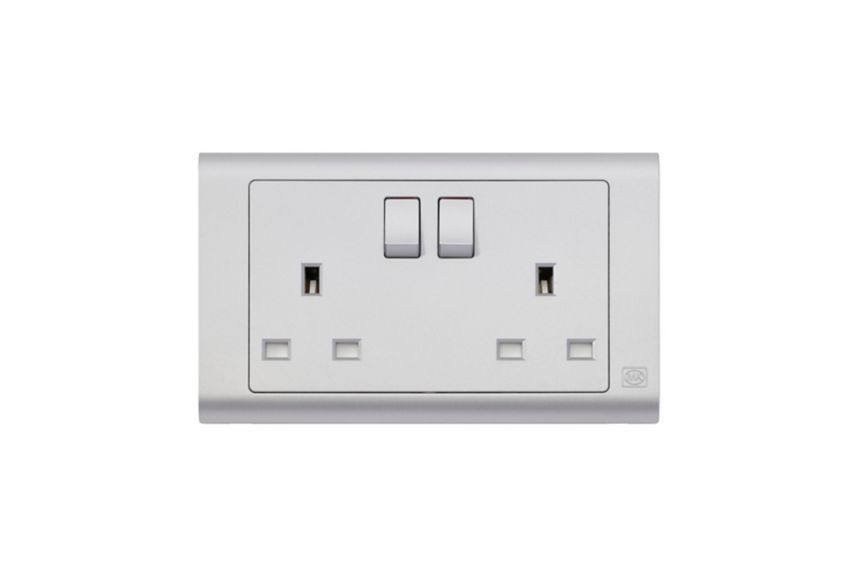 MV2747TTA 2G Switchsocket, Titanium