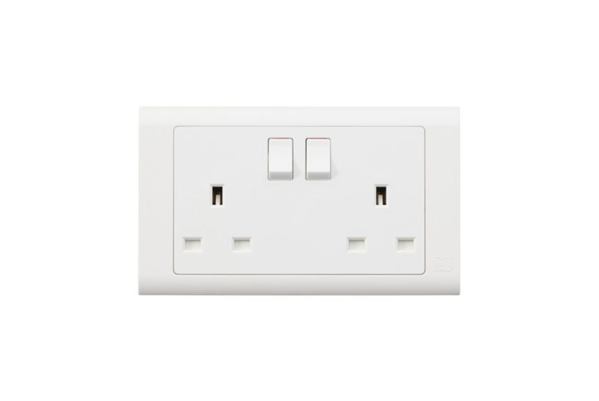 MV2747WHI 2G Switchsocket, White
