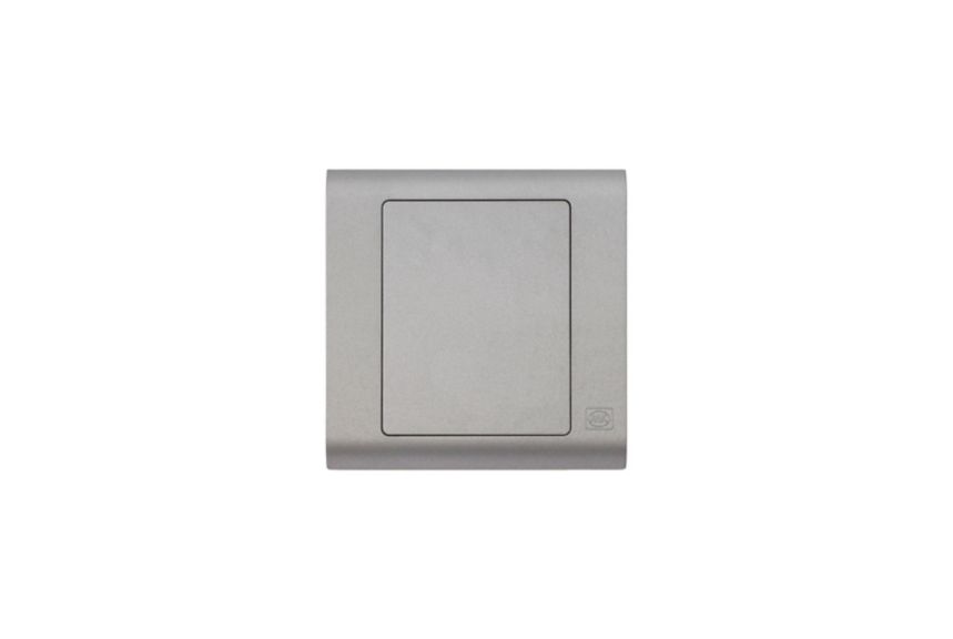 MV3827CHA Essentials 1G blankplate charcoal