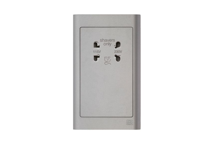 MV701CHA, Shaver Socket, Charcoal, Front