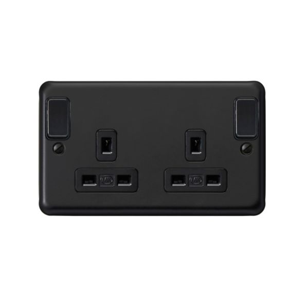 RP2947MBK, 2G Switchockets with outboard rockers, Matt Black