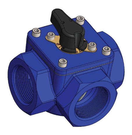 3-way Rotary Valve