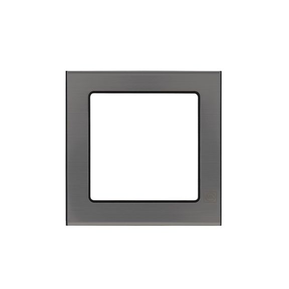 1G Switch Metal Front plate (T3)BSSB